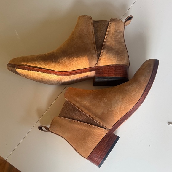 Nisolo Brown Suede Ankle Booties - Picture 3 of 6